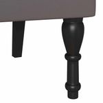 Casa si Gradina - Mobilier - Canapele si coltare - Banchete - Banca Chesterfield Gri 119.5 x 64.5 x 75 cm Piele artificiala - Infinity.ro