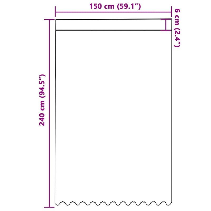 Casa si Gradina - Textile si covoare - Perdele si draperii - Perdele - Cortina din Dantela cu perdele Alb 150 x 240 cm Poliester - Infinity.ro