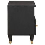 Casa si Gradina - Mobilier - Comode si corpuri - Comode - Cabinet TV cu sertar Negru 70 x 33 x 46 cm Lemn de mango solid - Infinity.ro