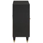 Casa si Gradina - Mobilier - Dulapuri si sifoniere - Dulapuri - Bufet cu raft cu usa Negru 90 x 33 x 75 cm Lemn de mango solid - Infinity.ro