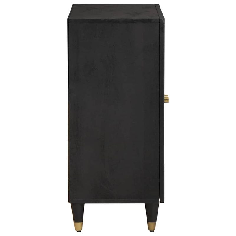 Casa si Gradina - Mobilier - Dulapuri si sifoniere - Dulapuri - Bufet Negru 60 x 33 x 75 cm Lemn de mango solid - Infinity.ro