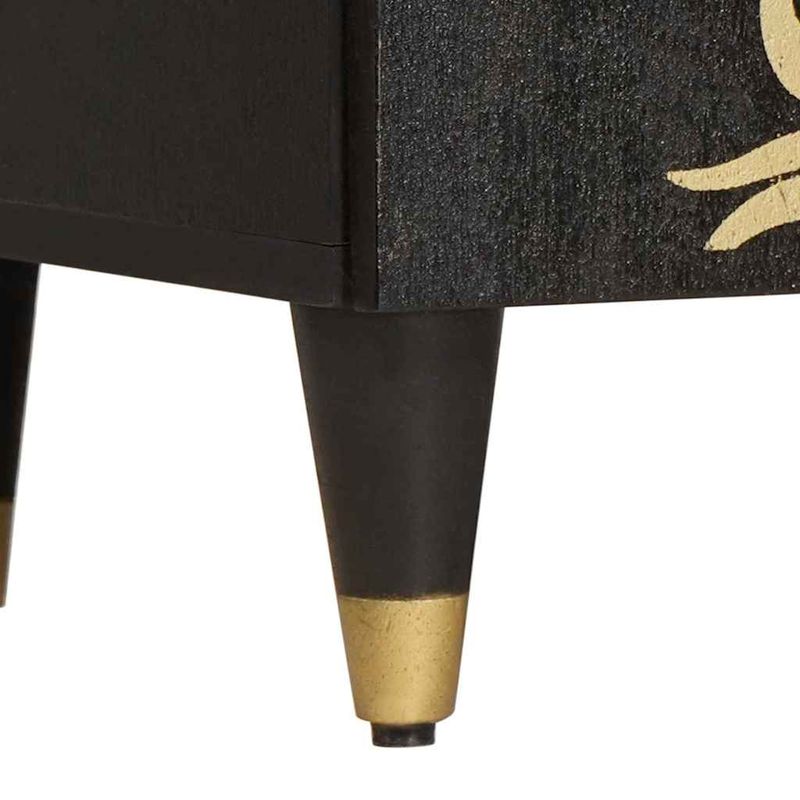 Casa si Gradina - Mobilier - Dulapuri si sifoniere - Dulapuri - Bufet Negru 60 x 33 x 75 cm Lemn de mango solid - Infinity.ro