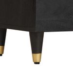 Casa si Gradina - Mobilier - Dulapuri si sifoniere - Dulapuri - Bufet cu raft cu usa Negru 80 x 33 x 75 cm Lemn de mango solid - Infinity.ro