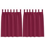 Casa si Gradina - Textile si covoare - Perdele si draperii - Perdele - Perdele Opaque cu Inel 2 pcs Rosu Vin 140 x 140 cm Poliester - Infinity.ro