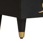 Casa si Gradina - Mobilier - Dulapuri si sifoniere - Dulapuri - Bufet cu raft cu usa Negru 60 x 33 x 75 cm Lemn de mango solid - Infinity.ro