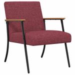 Casa si Gradina - Mobilier - Scaune si fotolii - Fotolii - fotoliu Rosu Vin 59 x 75 x 78 cm tesatura - Infinity.ro