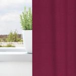 Casa si Gradina - Textile si covoare - Perdele si draperii - Perdele - Perdele Opaque cu Inel 2 pcs Rosu Vin 140 x 140 cm Poliester - Infinity.ro