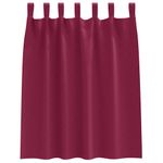Casa si Gradina - Textile si covoare - Perdele si draperii - Perdele - Perdele Opaque cu Inel 2 pcs Rosu Vin 140 x 140 cm Poliester - Infinity.ro