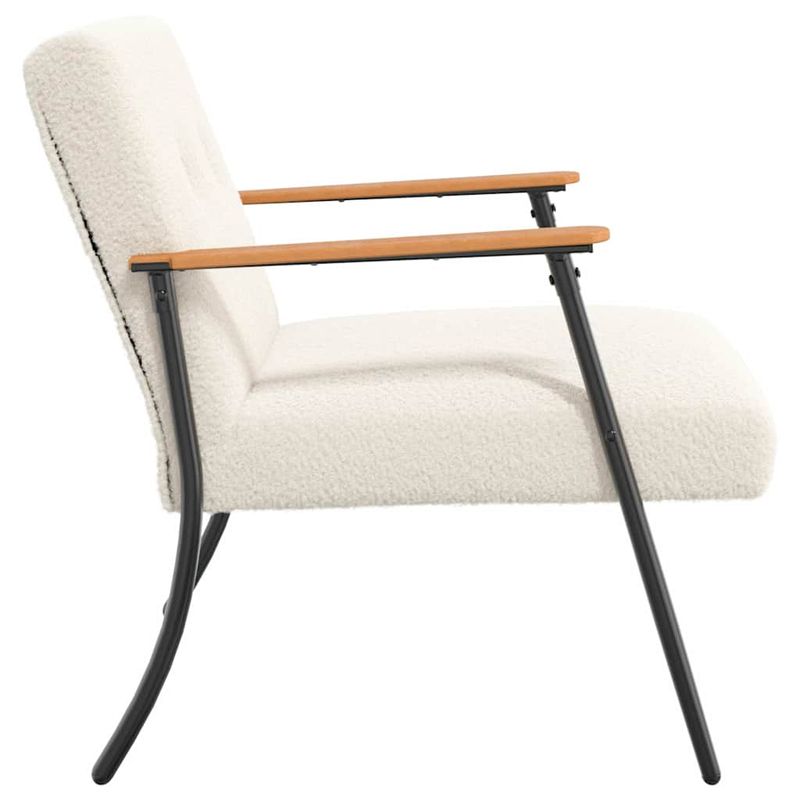 Casa si Gradina - Mobilier - Scaune si fotolii - Fotolii - fotoliu Crem 59 x 75 x 78 cm Tesatura moale asemanatoare lanii - Infinity.ro