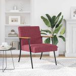 Casa si Gradina - Mobilier - Scaune si fotolii - Fotolii - fotoliu Rosu Vin 59 x 75 x 78 cm tesatura - Infinity.ro