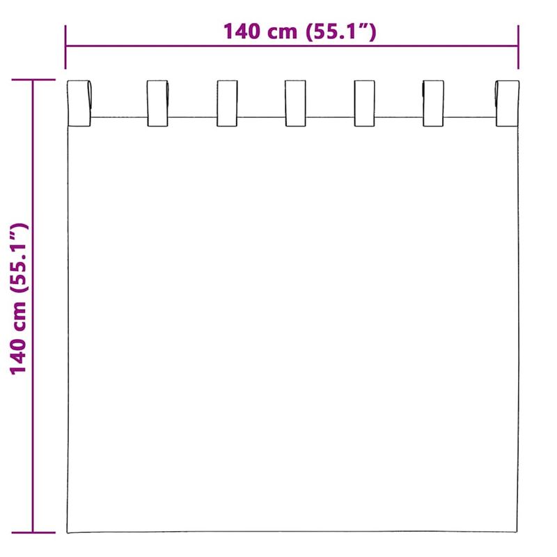 Casa si Gradina - Textile si covoare - Perdele si draperii - Perdele - Perdele Opaque cu Inel 2 pcs Rosu Vin 140 x 140 cm Poliester - Infinity.ro
