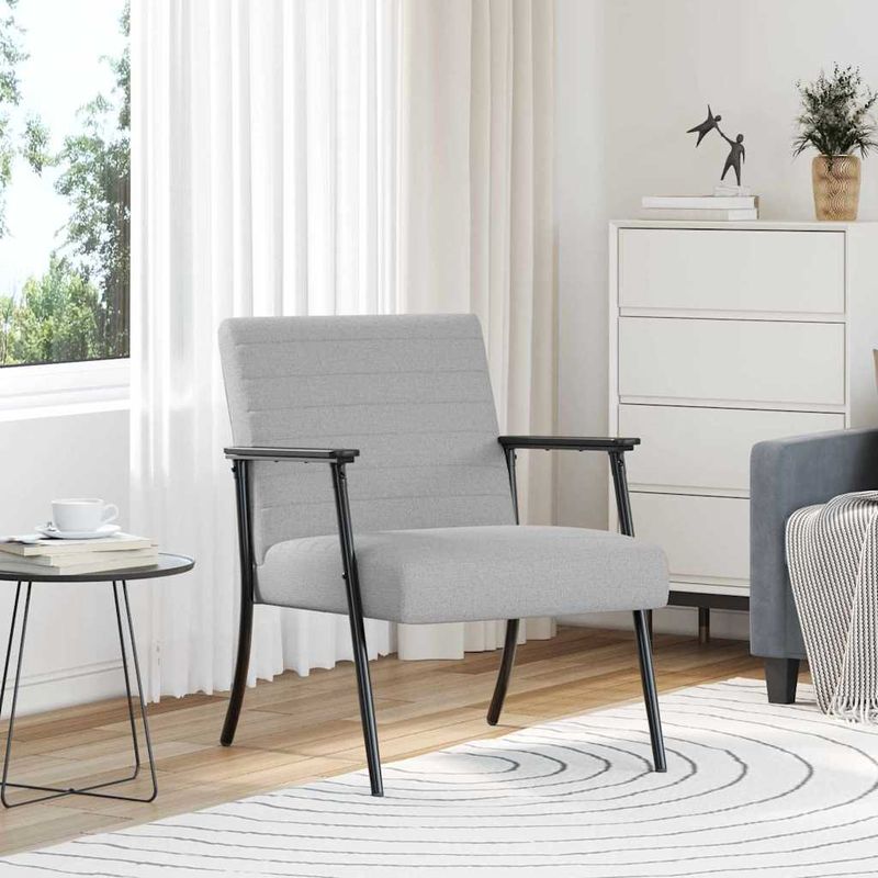 Casa si Gradina - Mobilier - Scaune si fotolii - Fotolii - fotoliu Gri nori 59 x 75 x 78 cm tesatura - Infinity.ro
