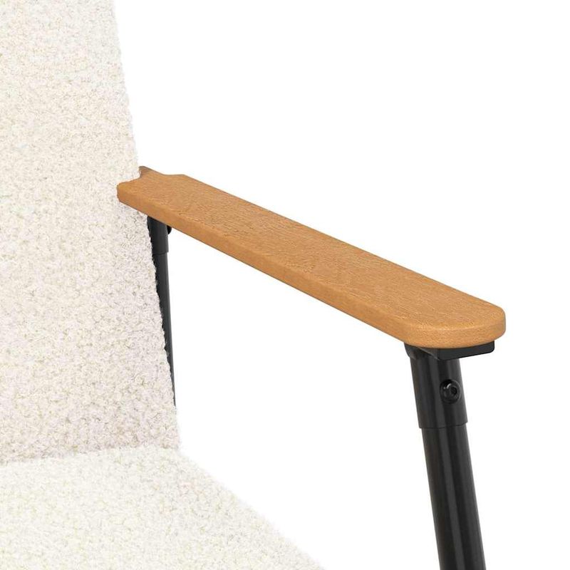 Casa si Gradina - Mobilier - Scaune si fotolii - Fotolii - fotoliu Crem 59 x 75 x 78 cm Tesatura moale asemanatoare lanii - Infinity.ro