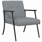Casa si Gradina - Mobilier - Scaune si fotolii - Fotolii - fotoliu Gri deschis 59 x 75 x 78 cm tesatura - Infinity.ro