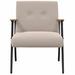 Casa si Gradina - Mobilier - Scaune si fotolii - Fotolii - fotoliu Gri deschis 59 x 75 x 78 cm - Infinity.ro