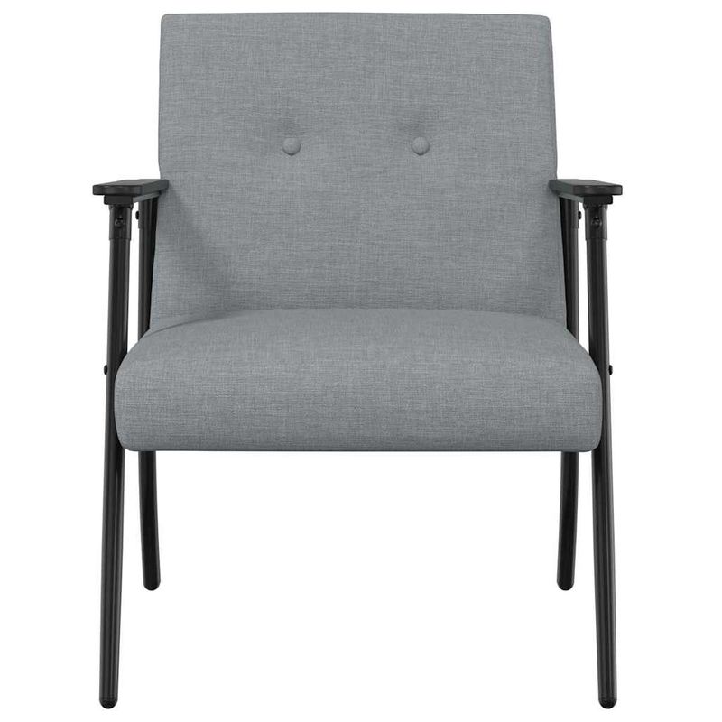 Casa si Gradina - Mobilier - Scaune si fotolii - Fotolii - fotoliu Gri deschis 59 x 75 x 78 cm tesatura - Infinity.ro