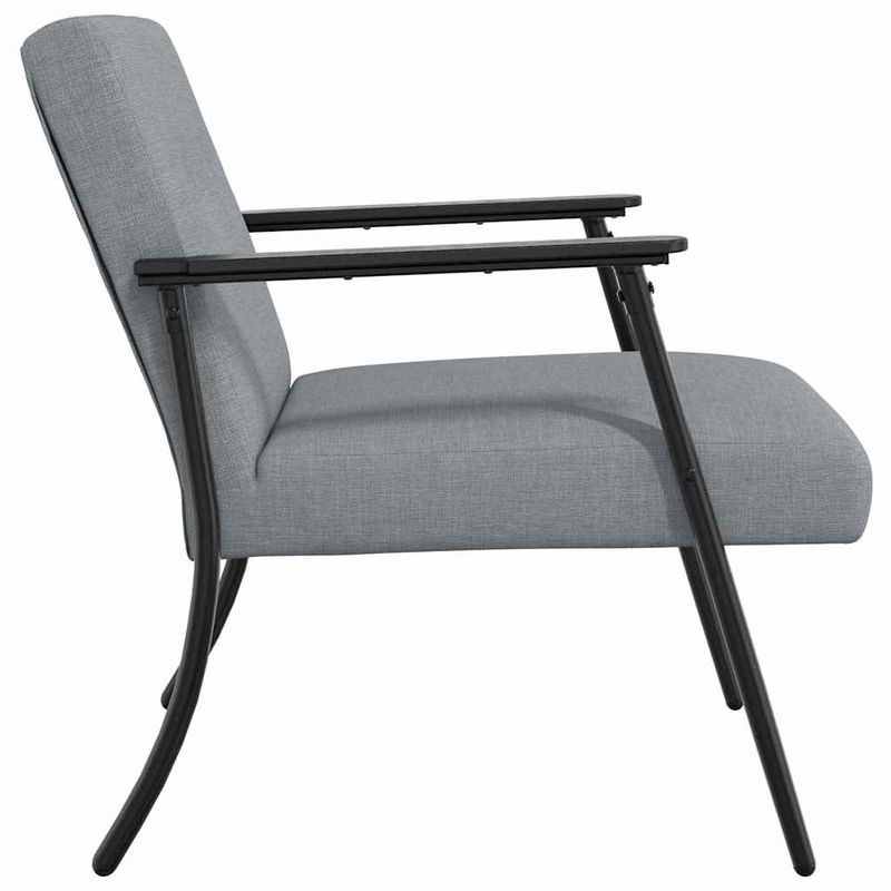 Casa si Gradina - Mobilier - Scaune si fotolii - Fotolii - fotoliu Gri deschis 59 x 75 x 78 cm tesatura - Infinity.ro