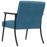 Casa si Gradina - Mobilier - Scaune si fotolii - Fotolii - fotoliu albastru 59 x 75 x 78 cm Catifea - Infinity.ro