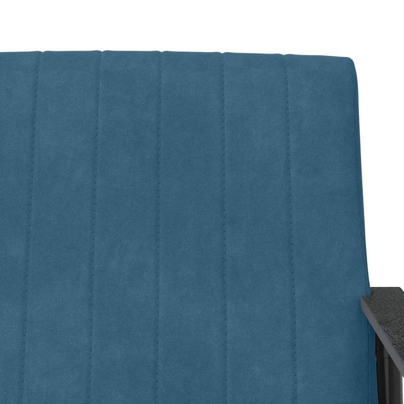 Casa si Gradina - Mobilier - Scaune si fotolii - Fotolii - fotoliu albastru 59 x 75 x 78 cm Catifea - Infinity.ro