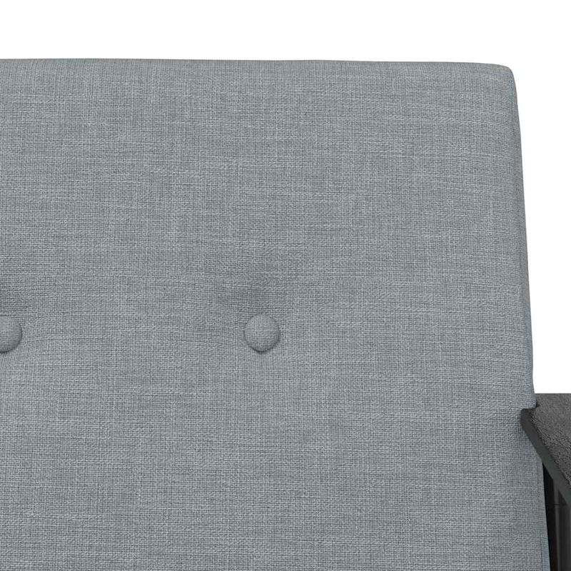 Casa si Gradina - Mobilier - Scaune si fotolii - Fotolii - fotoliu Gri deschis 59 x 75 x 78 cm tesatura - Infinity.ro