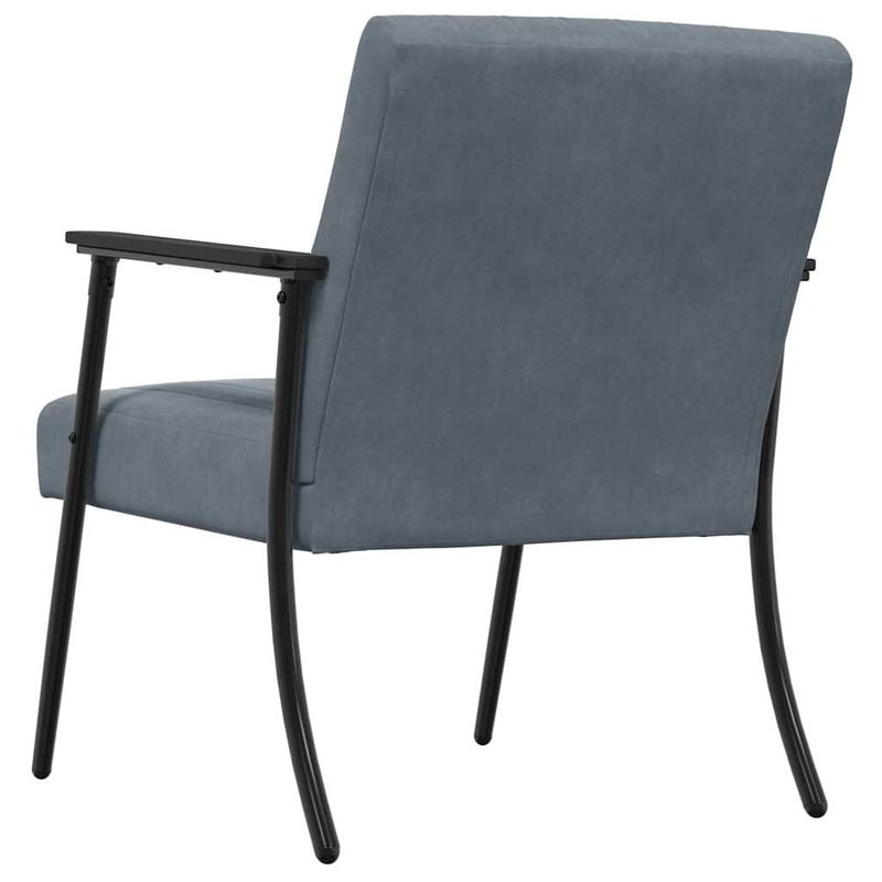 Casa si Gradina - Mobilier - Scaune si fotolii - Fotolii - fotoliu Gri inchis 59 x 75 x 78 cm Catifea - Infinity.ro