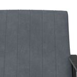 Casa si Gradina - Mobilier - Scaune si fotolii - Fotolii - fotoliu Gri inchis 59 x 75 x 78 cm Catifea - Infinity.ro