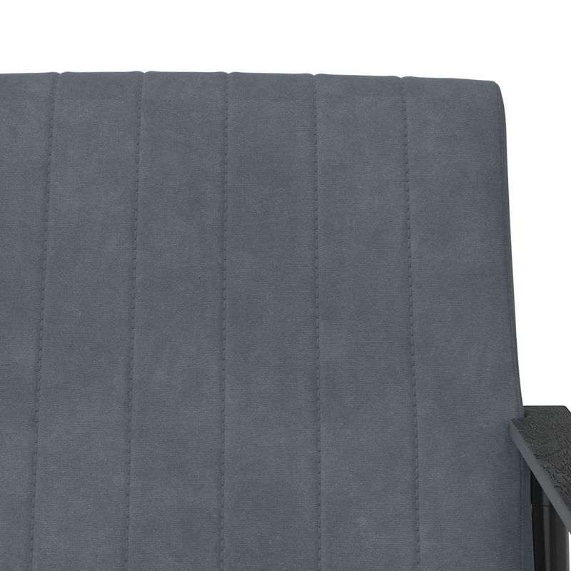 Casa si Gradina - Mobilier - Scaune si fotolii - Fotolii - fotoliu Gri inchis 59 x 75 x 78 cm Catifea - Infinity.ro