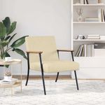 Casa si Gradina - Mobilier - Scaune si fotolii - Fotolii - fotoliu Crem 59 x 75 x 78 cm tesatura - Infinity.ro