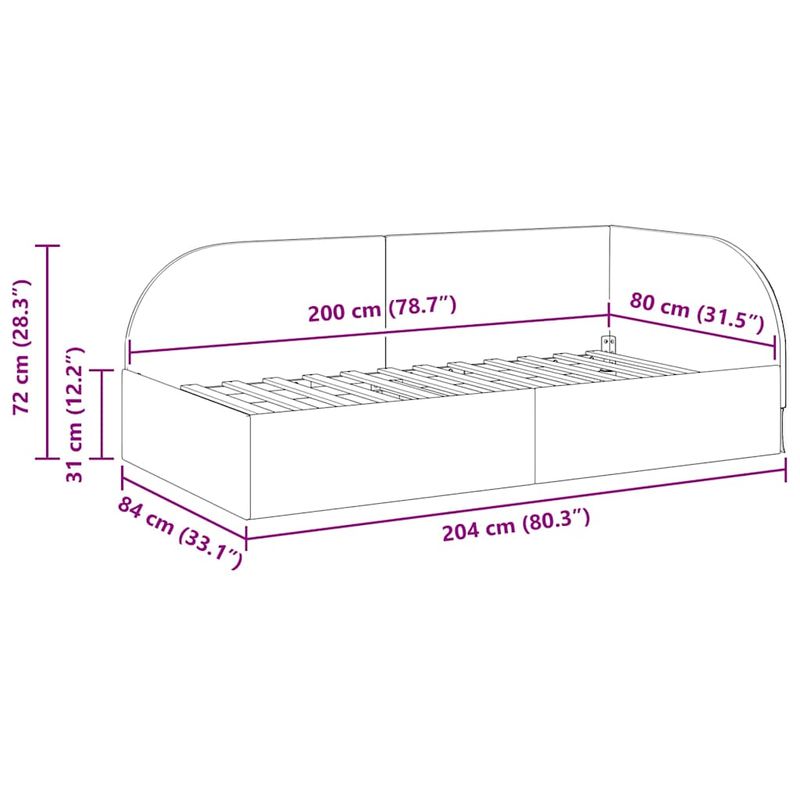 Casa si Gradina - Mobilier - Paturi si accesorii - Paturi - Cadru de pat coltar cu headboard Roz 80 cm x 200 cm tesatura - Infinity.ro