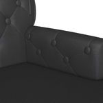 Casa si Gradina - Mobilier - Canapele si coltare - Banchete - Banca Chesterfield Negru 119.5 x 64.5 x 75 cm Piele artificiala - Infinity.ro