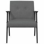 Casa si Gradina - Mobilier - Scaune si fotolii - Fotolii - fotoliu Gri inchis 59 x 75 x 78 cm tesatura - Infinity.ro