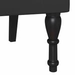 Casa si Gradina - Mobilier - Canapele si coltare - Banchete - Banca Chesterfield Negru 119.5 x 64.5 x 75 cm Piele artificiala - Infinity.ro