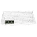 Petshop - Accesorii petshop - Culcusuri si custi - Custi interior si exterior - Custodie pentru iepuri Argintiu 215 x 100 x 85 cm - Infinity.ro