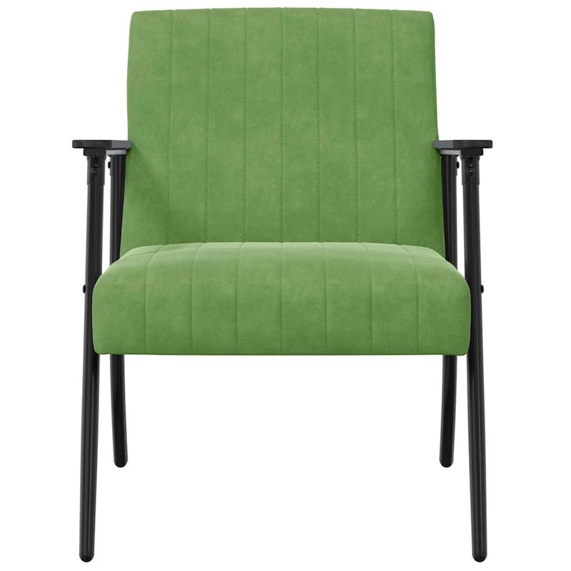 Casa si Gradina - Mobilier - Scaune si fotolii - Fotolii - fotoliu Verde deschis 59 x 75 x 78 cm Catifea - Infinity.ro