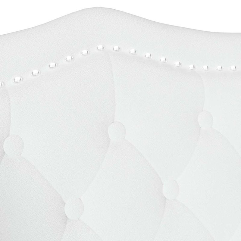 Casa si Gradina - Mobilier - Canapele si coltare - Banchete - Banca Chesterfield Alb 120.5 x 65 x 75 cm Piele artificiala - Infinity.ro