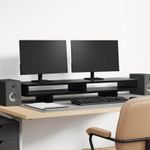 Laptop, Telefoane si Tablete - Laptopuri si accesorii - Accesorii Laptop - Standuri/Coolere notebook - Suport pentru monitor Negru 100 x 27 x 13 cm Lemn compozit - Infinity.ro