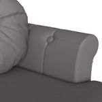 Casa si Gradina - Mobilier - Canapele si coltare - Banchete - Banca Chesterfield Gri 120.5 x 65 x 75 cm Piele artificiala - Infinity.ro