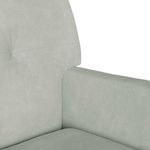 Casa si Gradina - Mobilier - Canapele si coltare - Banchete - Banca Chesterfield Gri deschis 112 x 65.5 x 75 cm Catifea - Infinity.ro