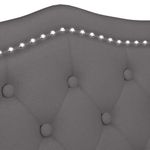 Casa si Gradina - Mobilier - Canapele si coltare - Banchete - Banca Chesterfield Gri 120.5 x 65 x 75 cm Piele artificiala - Infinity.ro