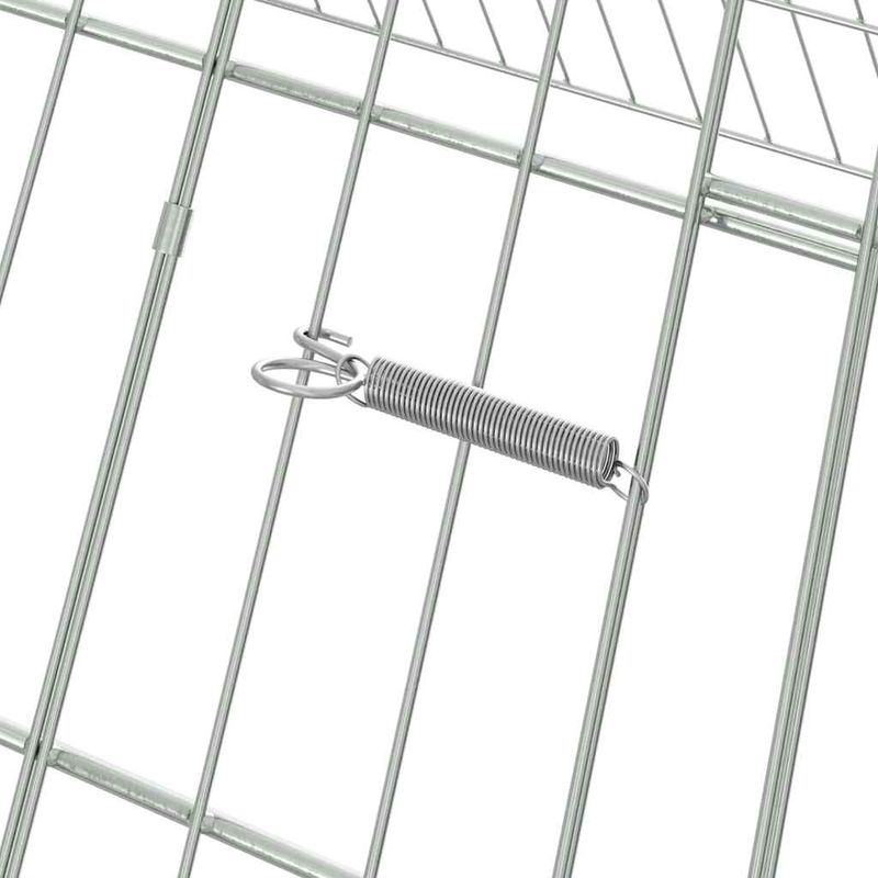 Petshop - Accesorii petshop - Culcusuri si custi - Custi interior si exterior - Custodie pentru iepuri Argintiu 215 x 100 x 85 cm - Infinity.ro