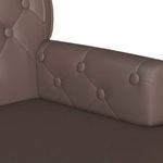 Casa si Gradina - Mobilier - Canapele si coltare - Banchete - Banca Chesterfield Maro 119.5 x 64.5 x 75 cm Piele artificiala - Infinity.ro