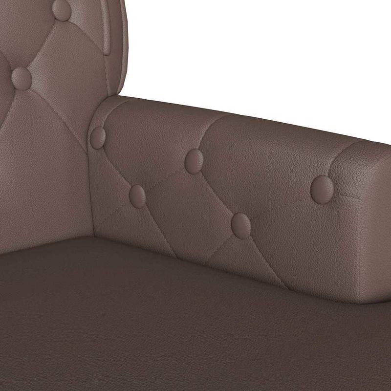 Casa si Gradina - Mobilier - Canapele si coltare - Banchete - Banca Chesterfield Maro 119.5 x 64.5 x 75 cm Piele artificiala - Infinity.ro
