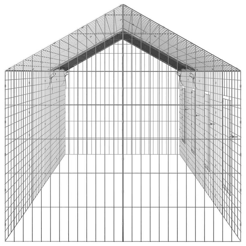 Petshop - Accesorii petshop - Culcusuri si custi - Custi interior si exterior - Custodie pentru iepuri Argintiu 400 x 78 x 78 cm - Infinity.ro