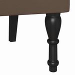 Casa si Gradina - Mobilier - Canapele si coltare - Banchete - Banca Chesterfield Maro 119.5 x 64.5 x 75 cm Piele artificiala - Infinity.ro