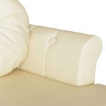 Casa si Gradina - Mobilier - Canapele si coltare - Banchete - Banca Chesterfield Crem 120.5 x 65 x 75 cm Piele artificiala - Infinity.ro