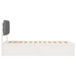 Casa si Gradina - Mobilier - Paturi si accesorii - Paturi - Cadru de pat cu tablie tapitata Gri deschis 75 x 190 cm - Infinity.ro