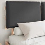 Casa si Gradina - Mobilier - Paturi si accesorii - Paturi - Cadru de pat cu tablie tapitata Gri inchis 150 x 200 cm - Infinity.ro