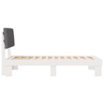 Casa si Gradina - Mobilier - Paturi si accesorii - Paturi - Cadru de pat cu tablie tapitata Gri deschis 100 x 200 cm - Infinity.ro