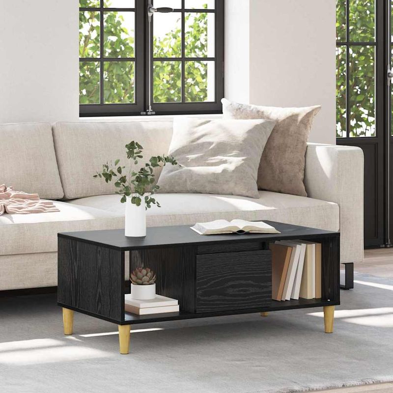 Casa si Gradina - Mobilier - Mese si birouri - Masute de cafea - Masa de cafea Stejar Negru 90 x 50 x 26.5 cm Lemn compozit - Infinity.ro