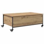 Casa si Gradina - Mobilier - Mese si birouri - Masute de cafea - Masa de cafea Stejar Artizanal 91 x 55 x 32 cm Lemn compozit - Infinity.ro